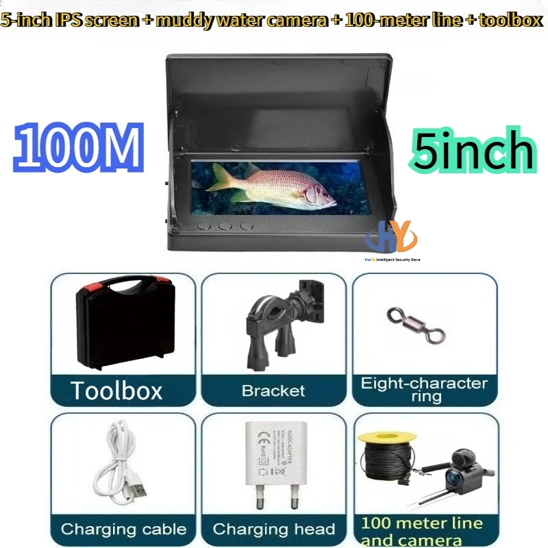 4.3-Inch 100M Underwater Fishing Camera & Fish Finder