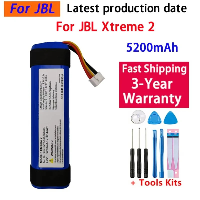 5200mAh Replacement Battery for JBL Xtreme 2 & Xtreme 3 Bluetooth Speakers