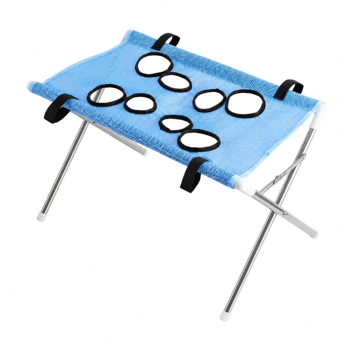 Foldable Portable Pet Grooming Table & Bath Station with Non-Slip Mesh