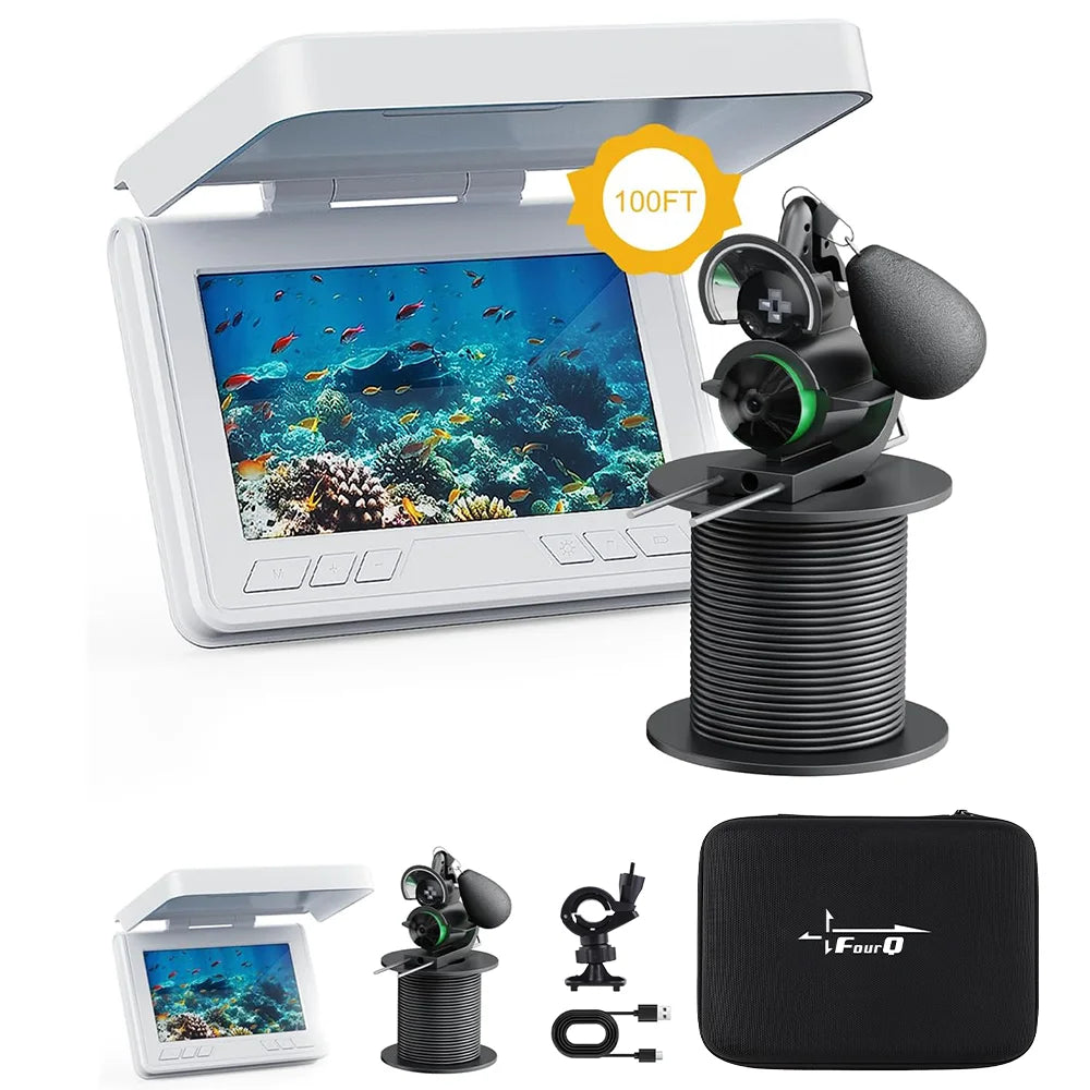 FOURQ Portable 4.3" HD Underwater Fishing Camera & Depth Finder