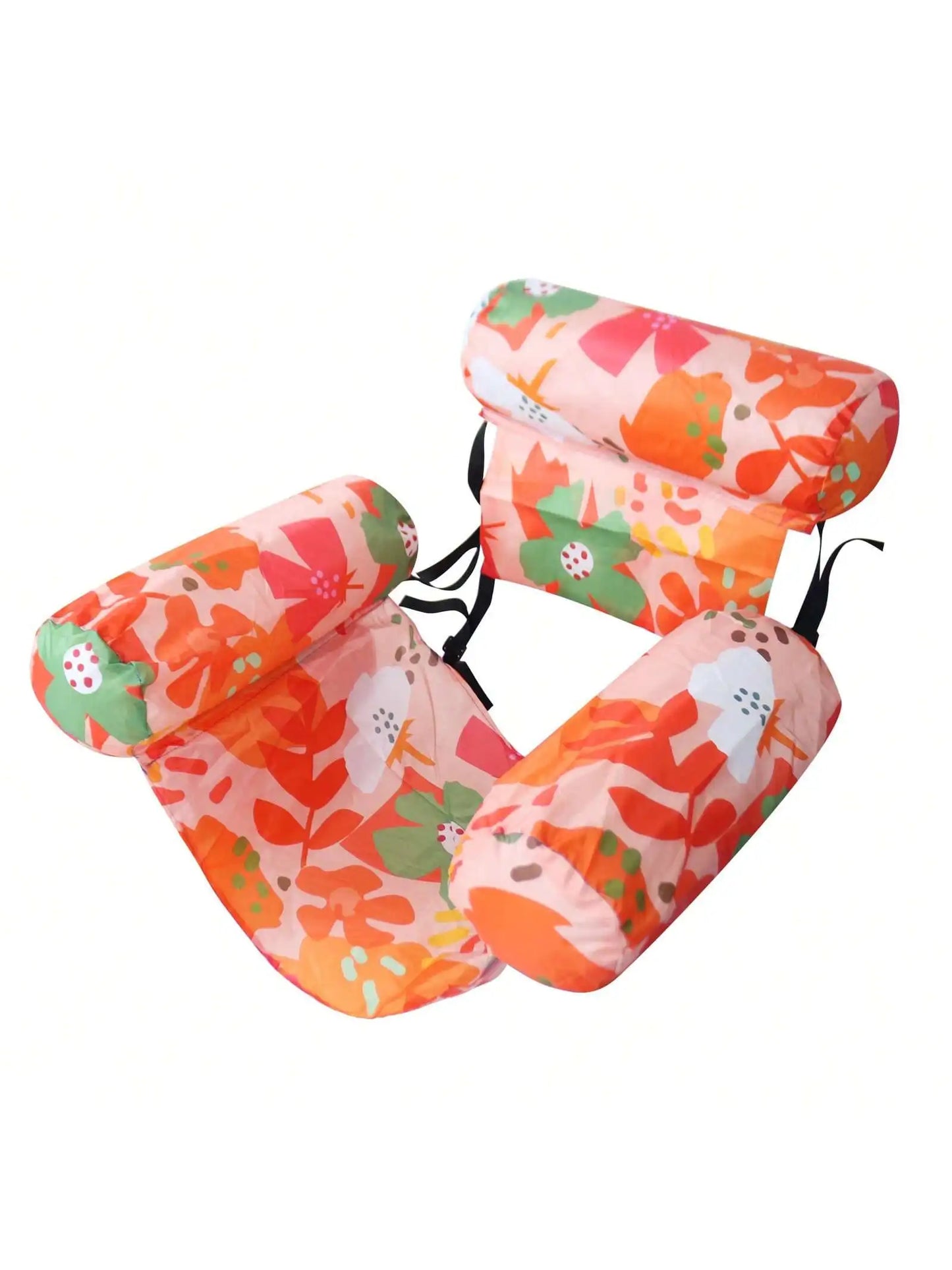 Inflatable Water Hammock Floatie with Armrests
