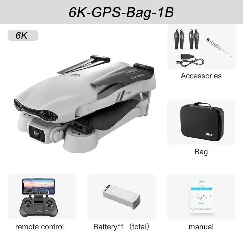 F10 GPS Drone with 6K HD Camera