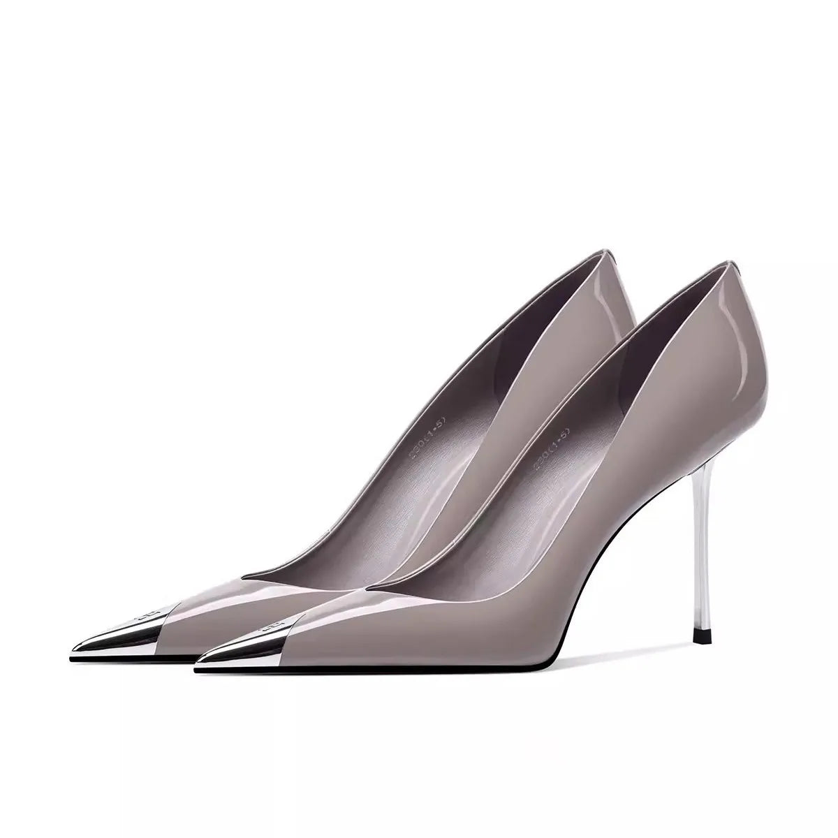 Women's Elegant Patent Leather Pointed-Toe High Heel Pumps