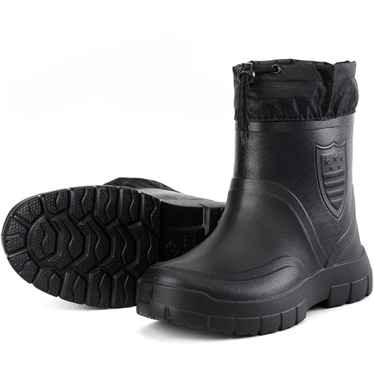 Men's Waterproof Ankle Rain Boots & Water Shoes