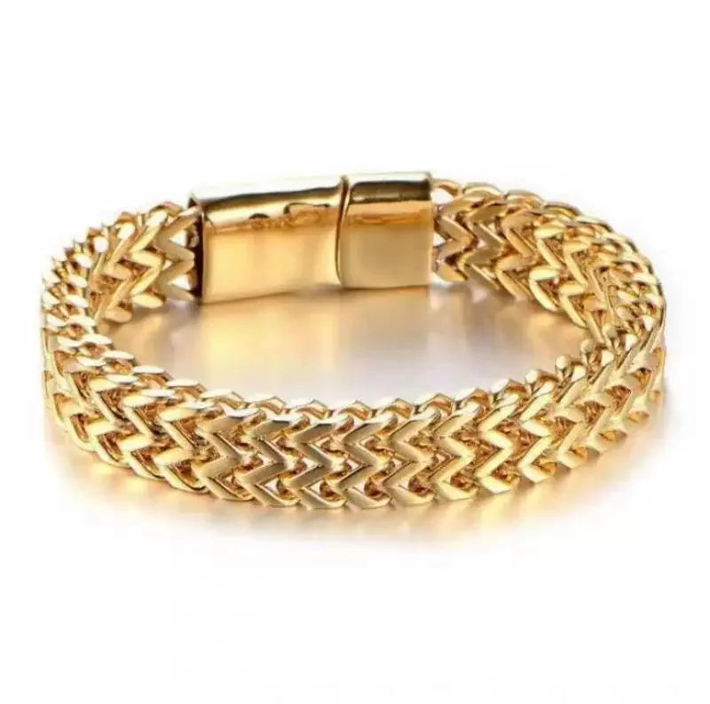 Versatile Stainless Steel Chain Bracelet