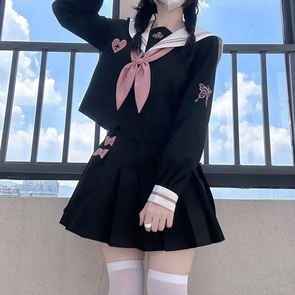 Japanese & Korean JK Sailor School Uniform Set