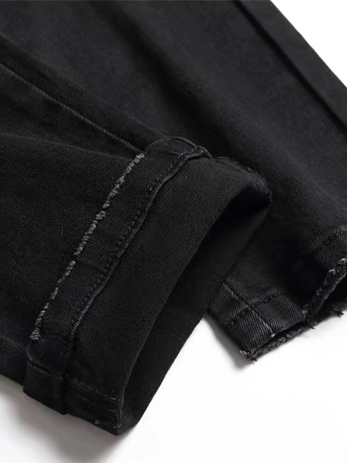 Washed Holed Trendy Fashion Jeans