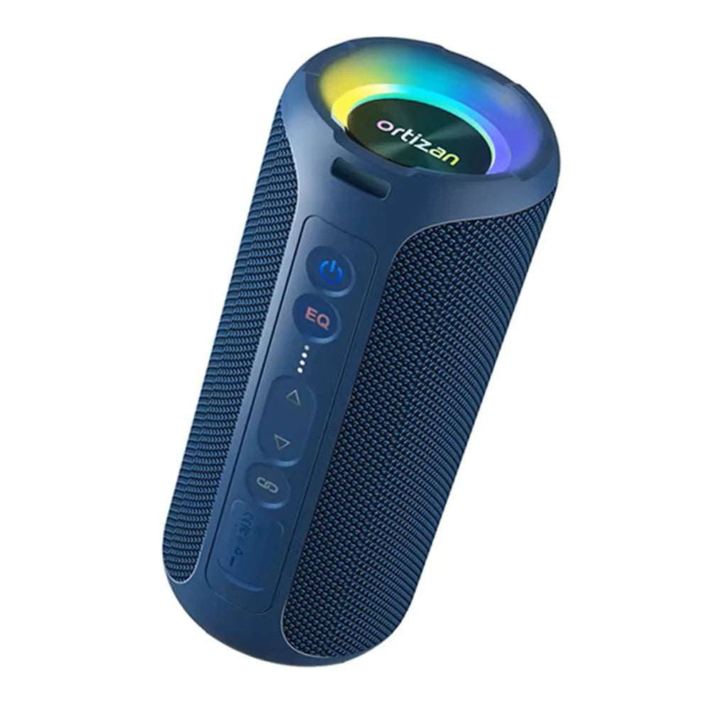 Ortizan 40W Portable Bluetooth Speaker, Wireless Outdoor IPX7 Waterproof Speaker with RGB Lights