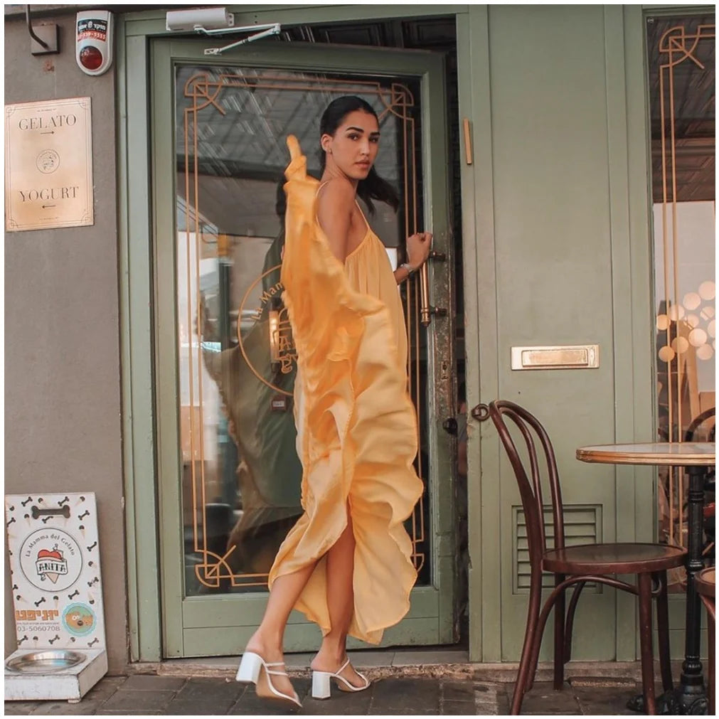 Loose Long Candy Color Dress