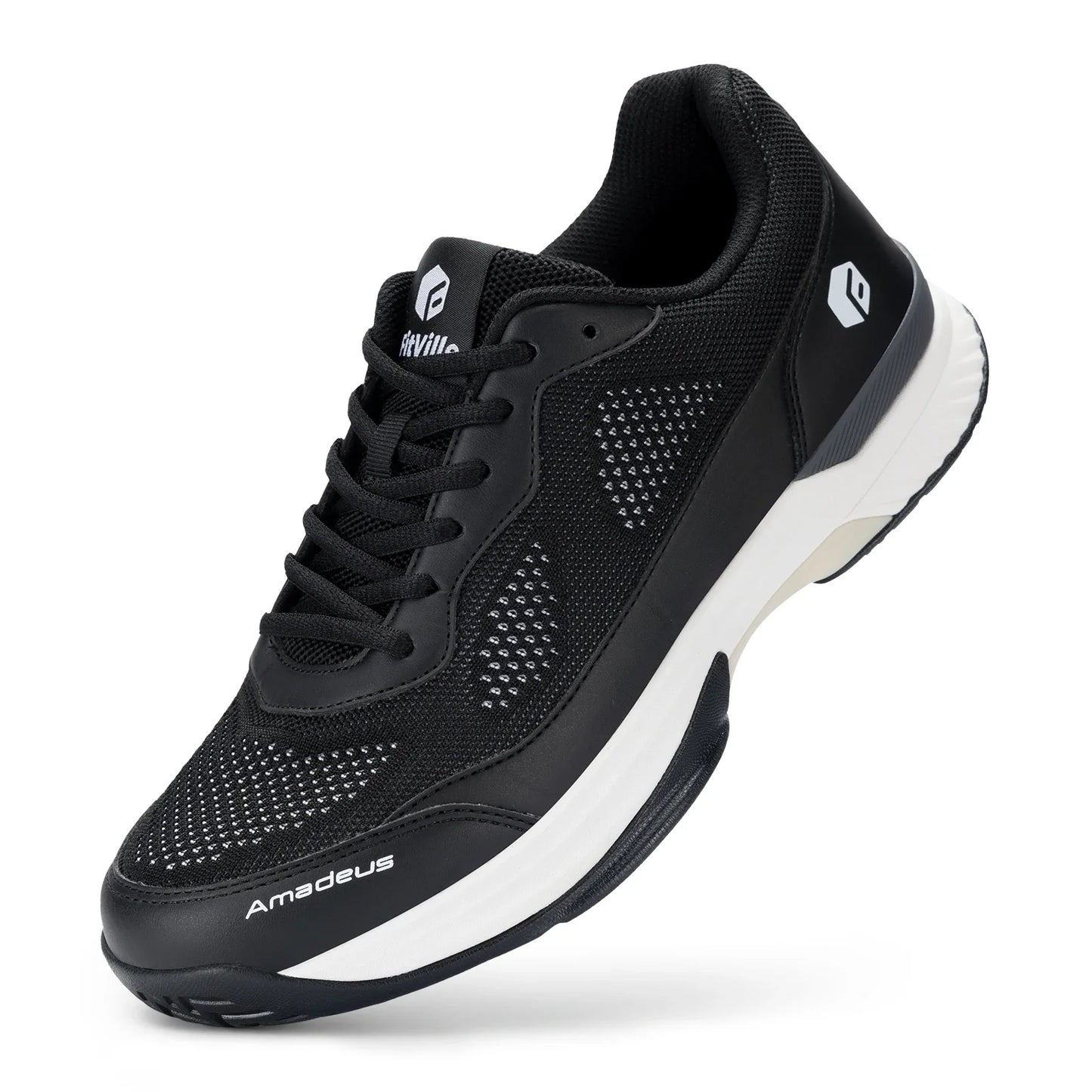 FitVille Men's Amadeus V2 Professional Tennis & Court Shoes