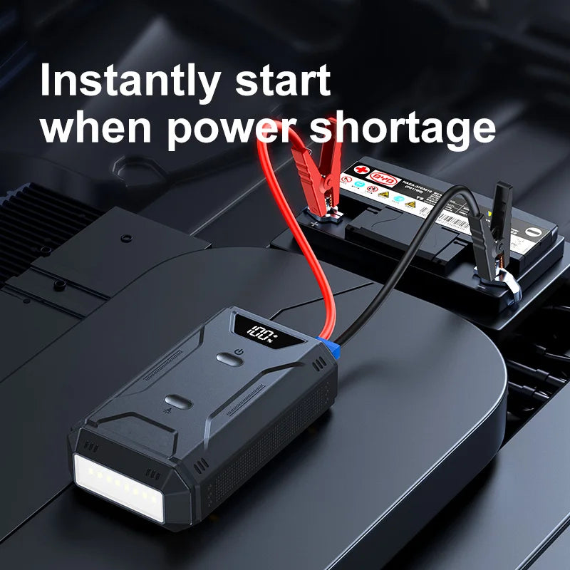 Portable 26800mAh Car Battery Jump Starter & Digital Power Bank