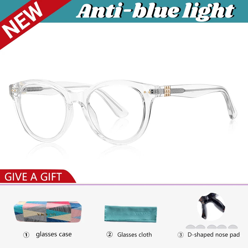 VICKY Round TR90 Frame Reading Glasses
