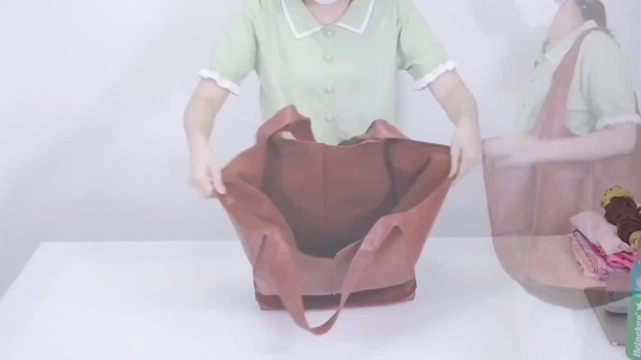 Retro Handmade Large Tote Bag