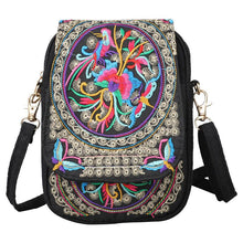 Floral Geometric Crossbody Lightweight Mini Shoulder Bag with Detachable Strap