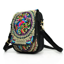 Floral Geometric Crossbody Lightweight Mini Shoulder Bag with Detachable Strap