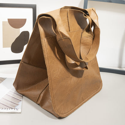 Retro Handmade Large Tote Bag