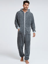 Heavy-Duty Full-Zip Hooded Onesie