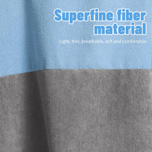 Mutao Quick-Dry Hooded Terry Towel Poncho with Front Pocket