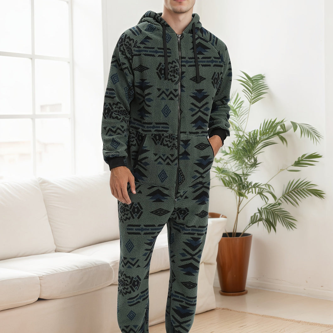 Heavy-Duty Full-Zip Hooded Onesie
