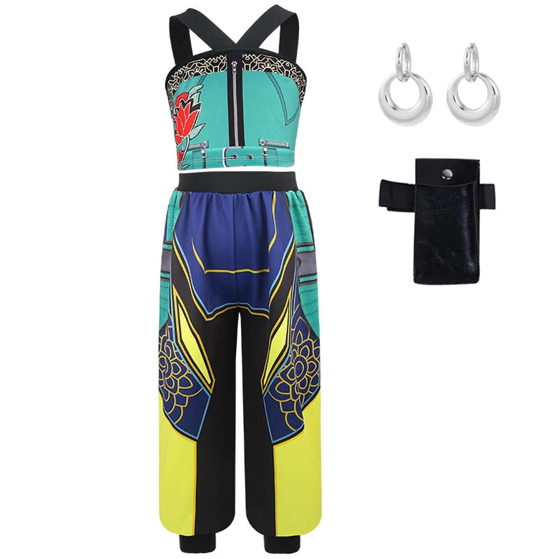 Women's Royal Gold Trim Cosplay Costume Suit