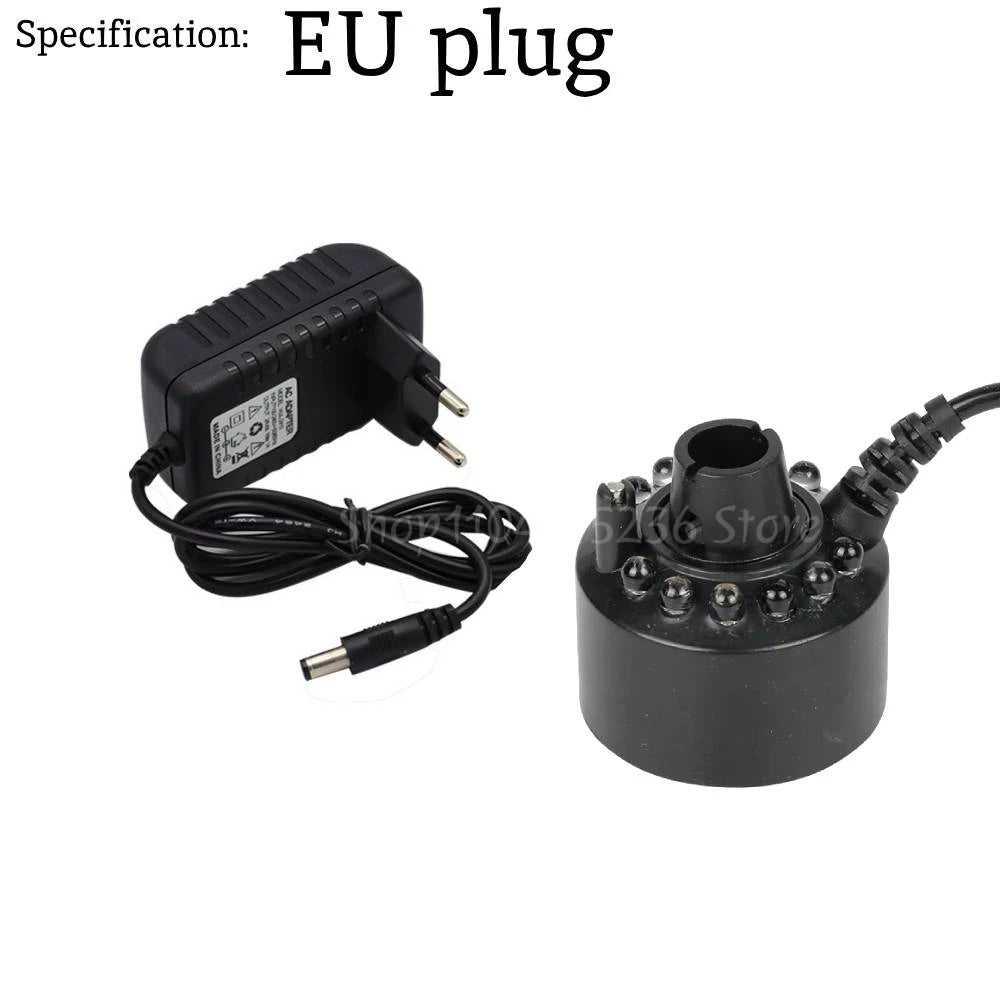 Halloween Ultrasonic Mist Maker Fogger with LED Pumpkin Light