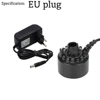 Halloween Ultrasonic Mist Maker Fogger with LED Pumpkin Light