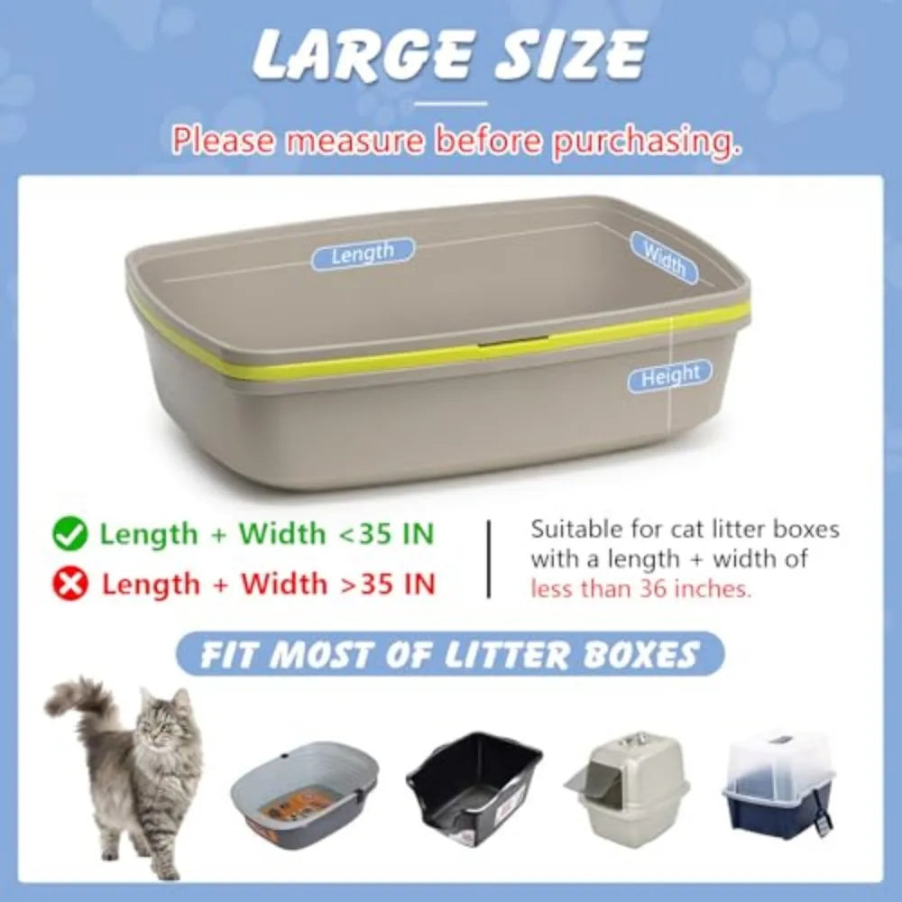Heavy-Duty Cat Litter Box Refill Bags & Liners