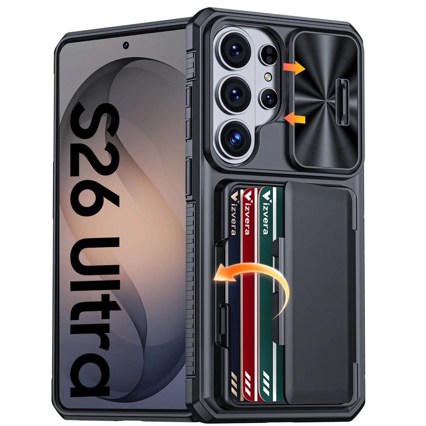 Galaxy S26 Ultra RFID Full Body Rugged Shockproof Silicone Protective Case