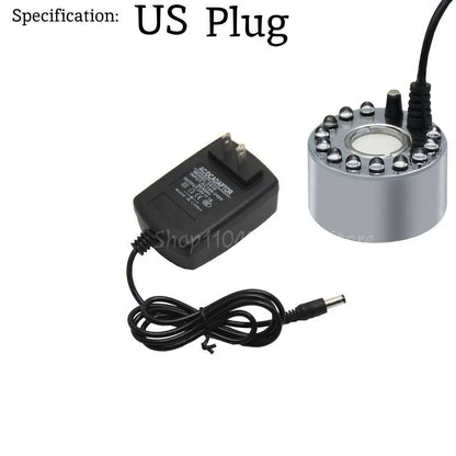 Halloween Ultrasonic Mist Maker Fogger with LED Pumpkin Light