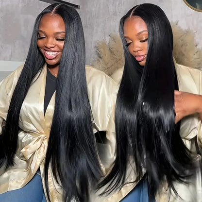 Straight Lace Front Human Hair Wigs