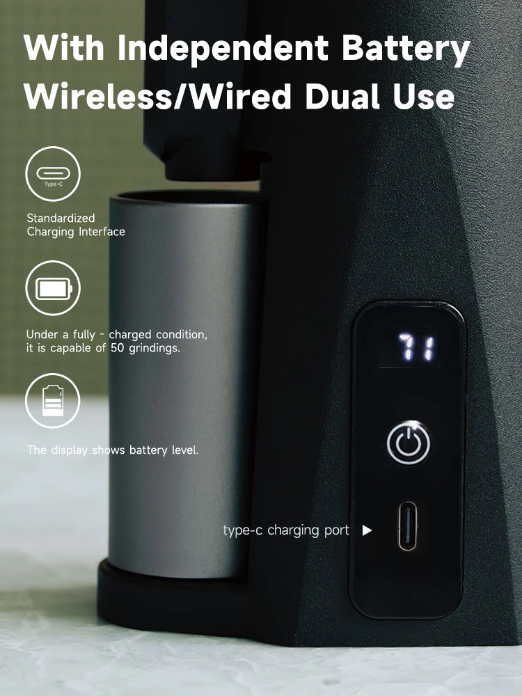 STARSEEKER EDGE Mini Portable Electric Coffee Grinder