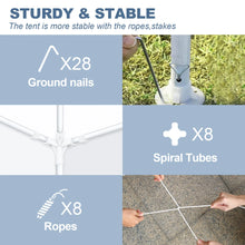 Event Tent 10/20/30ft with Modular Walls, Canopy & Reinforced Frame