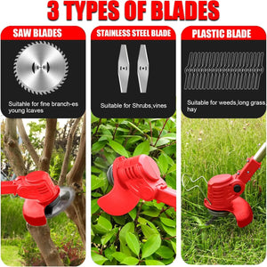 Battery Powered 3 in 1 Grass Trimmer Brush Cutter