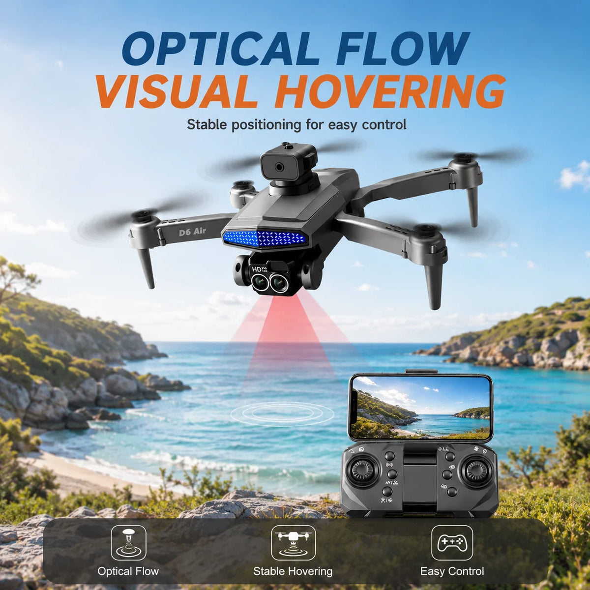 ZNLYRION Mini LED Quadcopter Drone