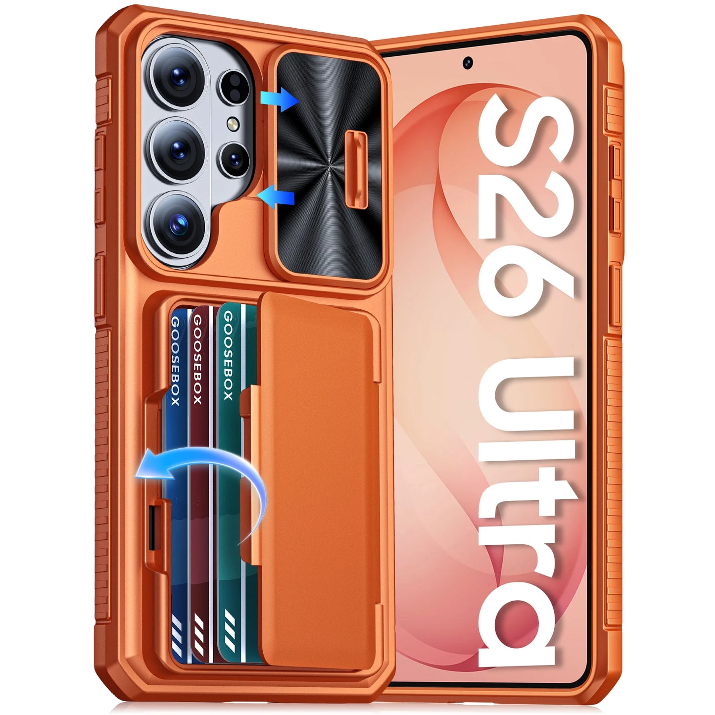 Galaxy S26 Ultra RFID Full Body Rugged Shockproof Silicone Protective Case