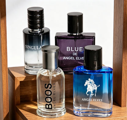4-Piece Luxury Men’s Cologne Gift Set – Long-Lasting Fragrance & Pheromone Perfume (30ml x 4)