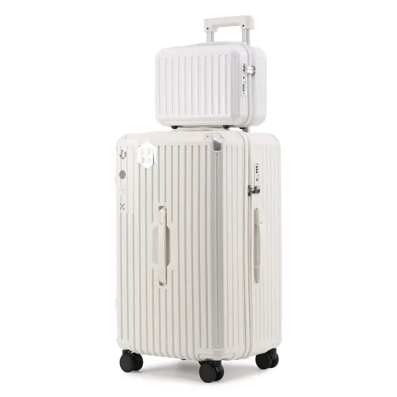 Multifunction Spinner Luggage with USB Charging Port and Cup Holder