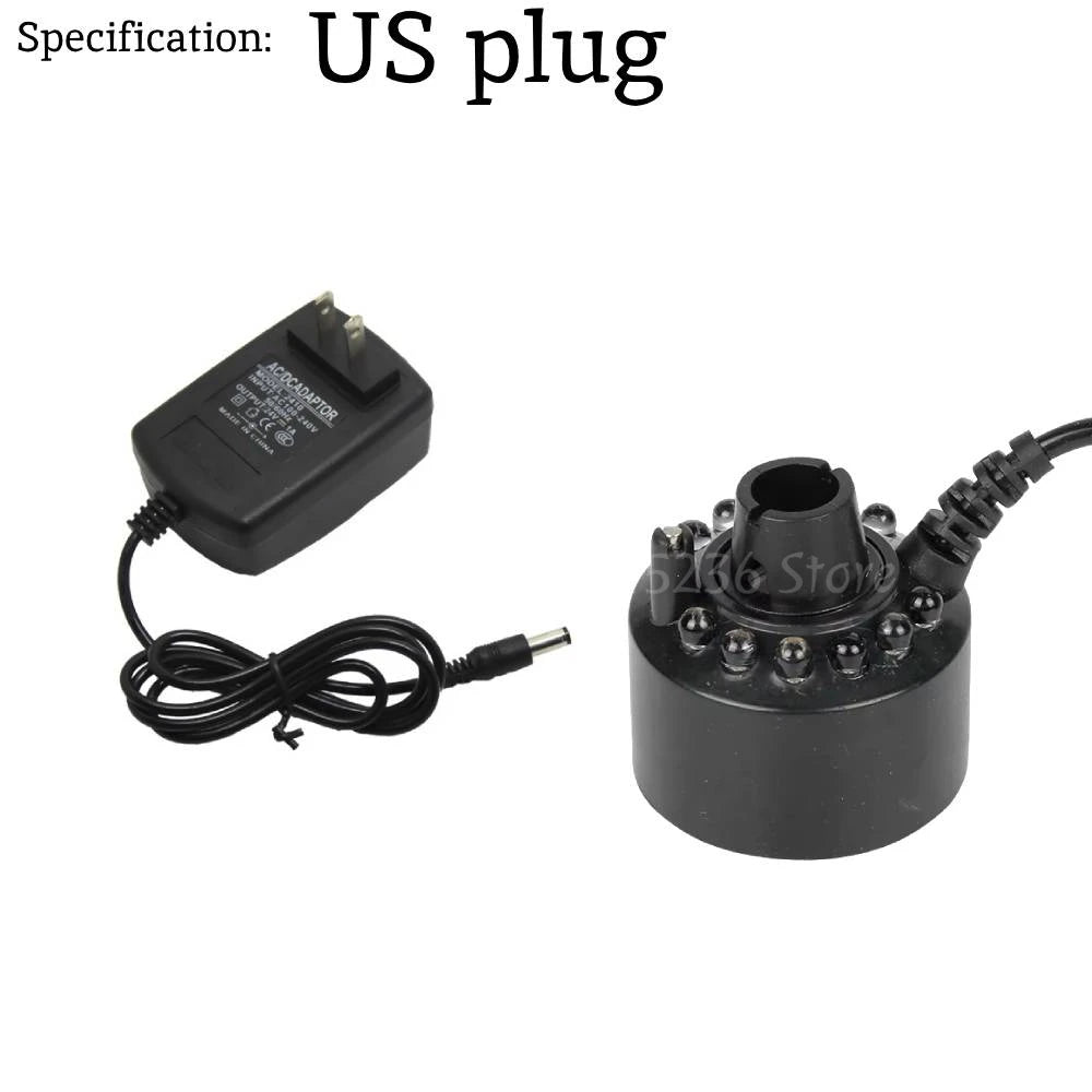 Halloween Ultrasonic Mist Maker Fogger with LED Pumpkin Light