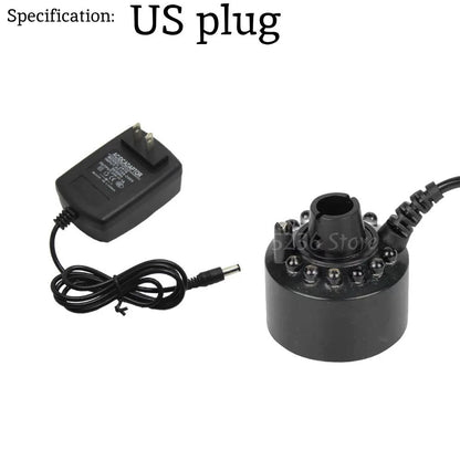 Halloween Ultrasonic Mist Maker Fogger with LED Pumpkin Light