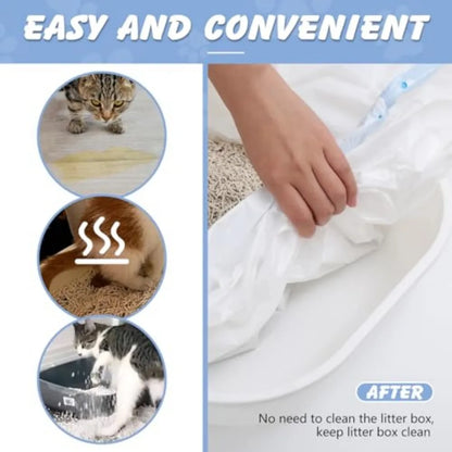 Heavy-Duty Cat Litter Box Refill Bags & Liners