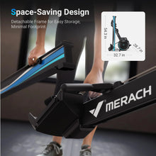 MERACH Adjustable Air Resistance Rowing Machine