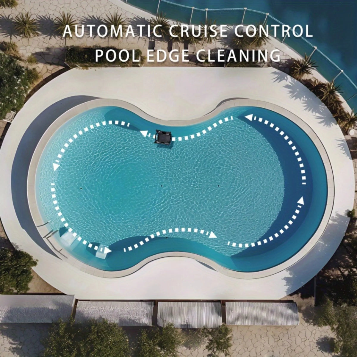 Solar-Powered Automatic Robotic Pool Skimmer