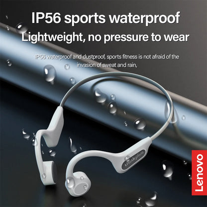 Lenovo X3 Pro Bone Conduction Bluetooth 5.3 Wireless Waterproof Ear Hook Earphones With Mic