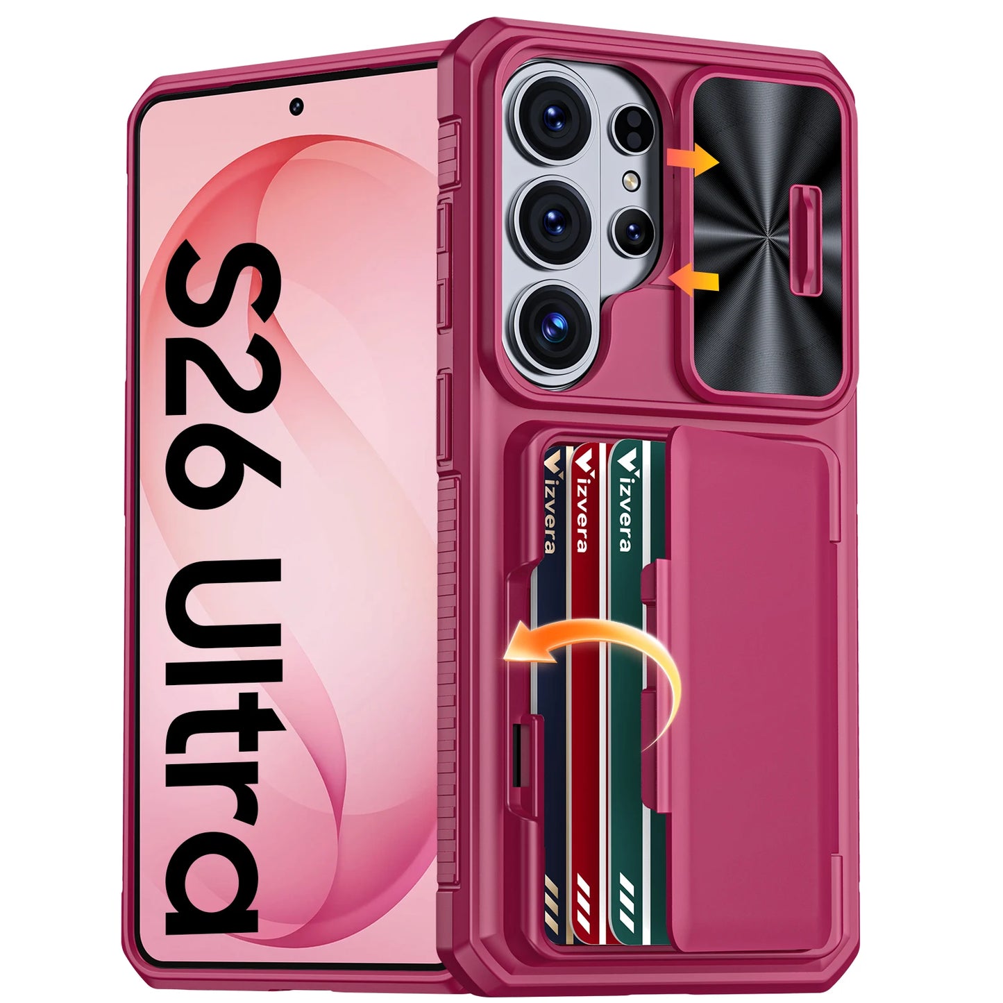 Galaxy S26 Ultra RFID Full Body Rugged Shockproof Silicone Protective Case