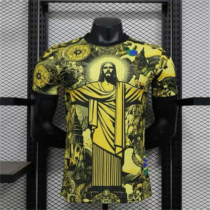 Brazil Special Edition Christ Graphic Soccer Jersey