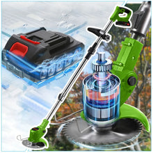 Electric Cordless Weed Eater 21V 3-in-1 Lightweight Edger Stringless Weed Trimmer with Wheel Blade