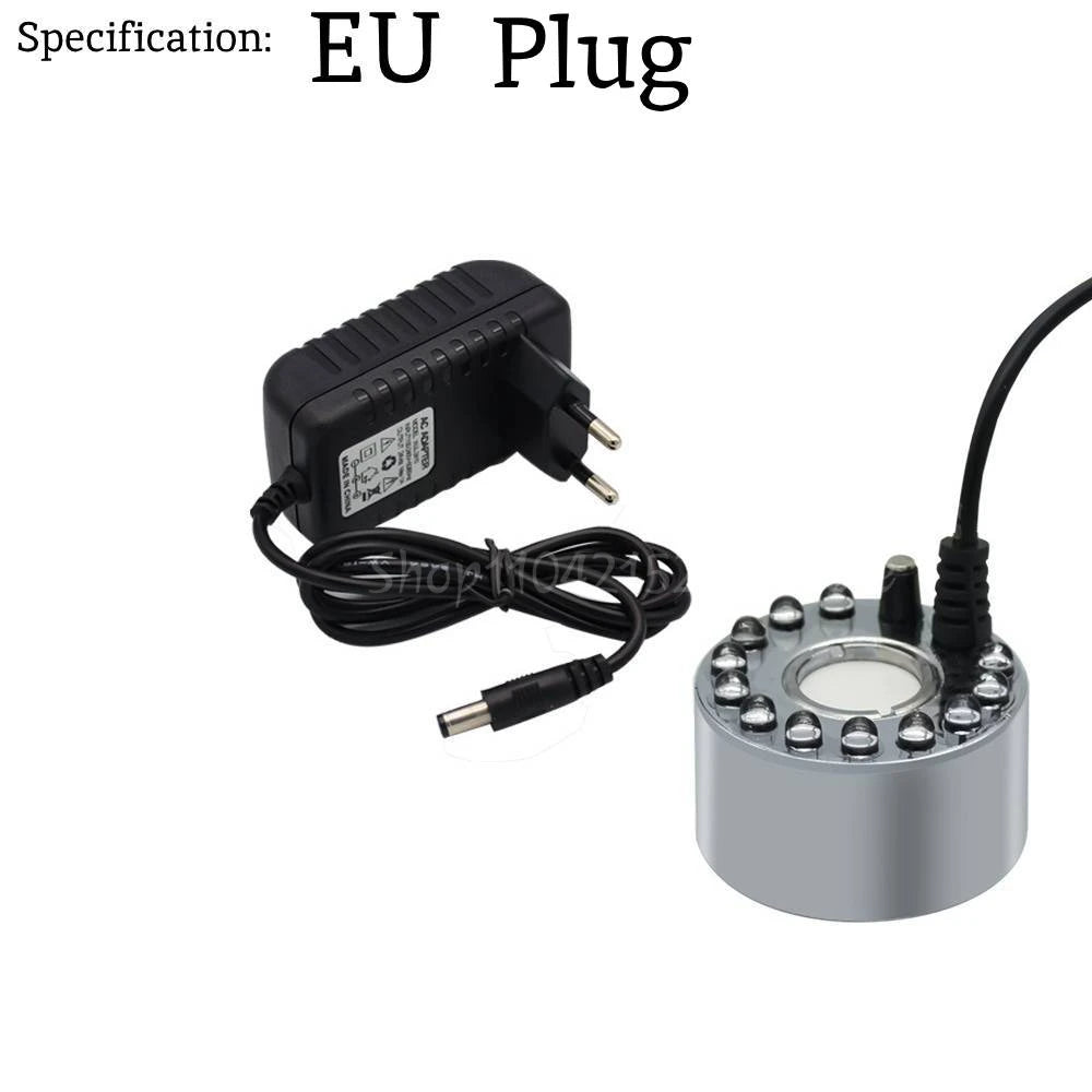 Halloween Ultrasonic Mist Maker Fogger with LED Pumpkin Light