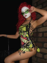 Joskaa Printed Wacky Contrast Dress