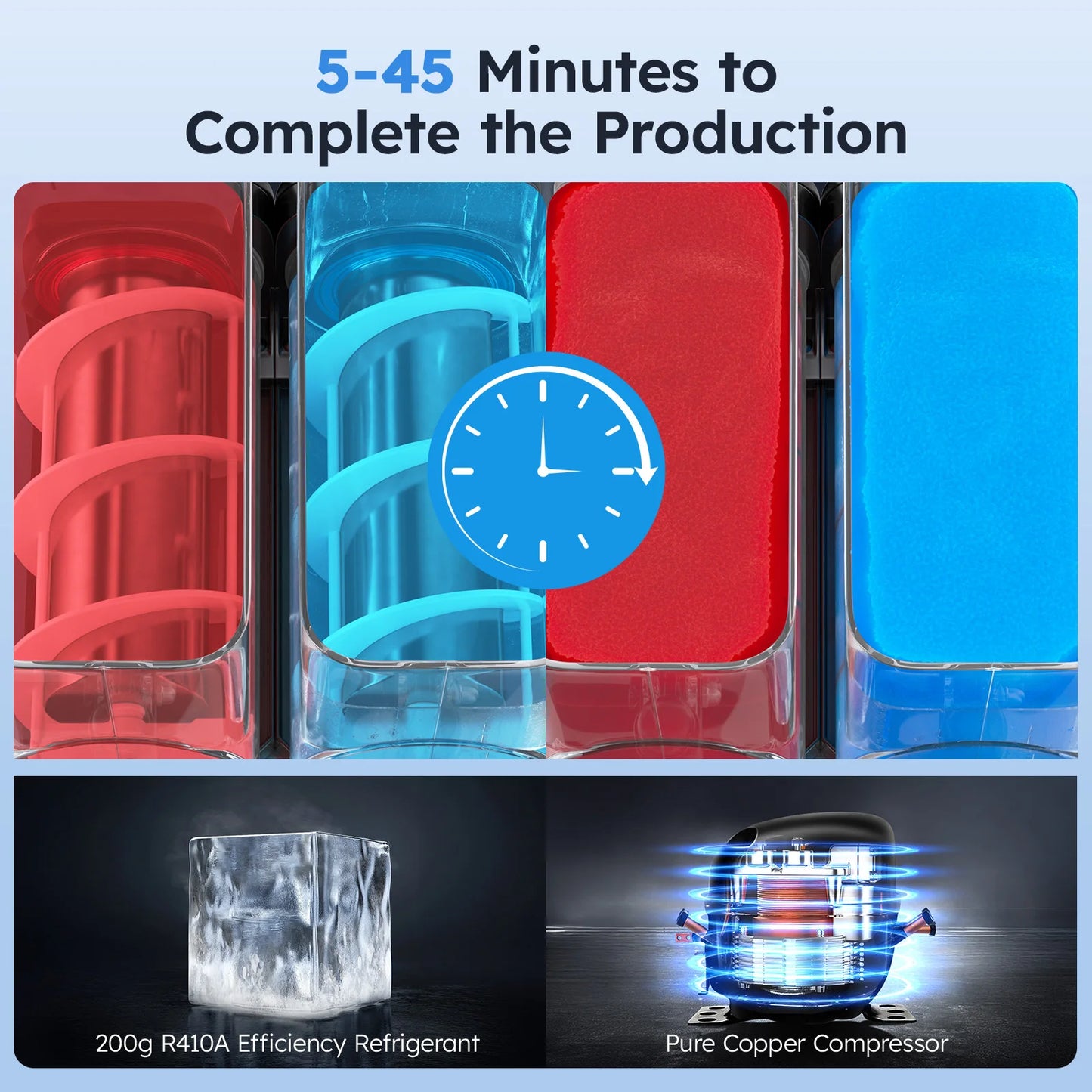 45L Commercial Slushy Machine Automatic Cleaning