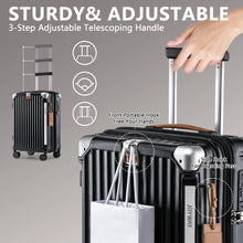 Joyway 20in Carry On Luggage with Cup Holder and USB Port